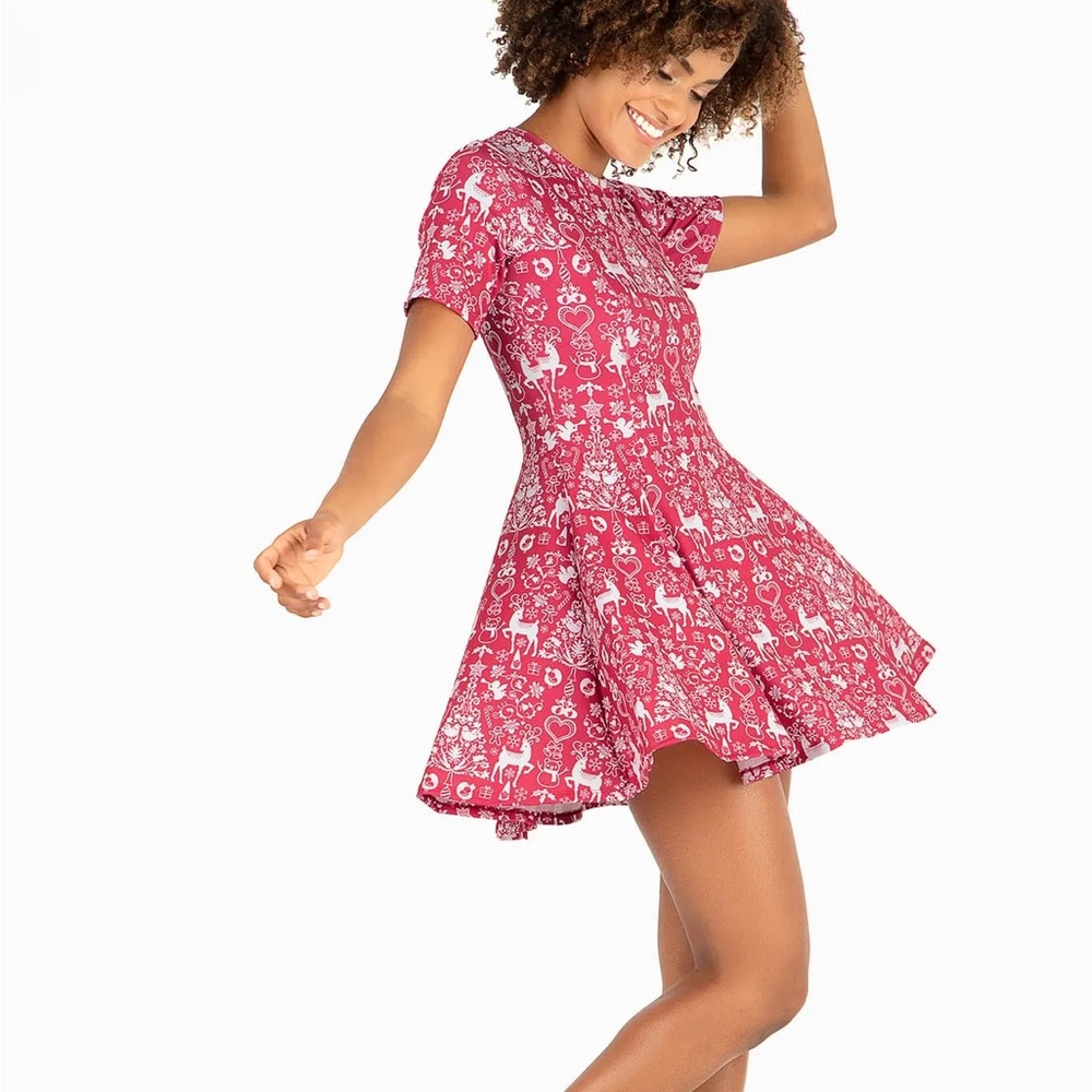 BlackMilk Nice List Evil Tee Dress